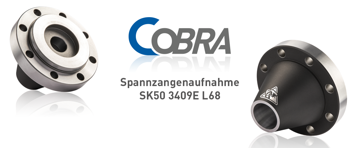 COBRA Spannzangenaufnahme SK50 3409E L68