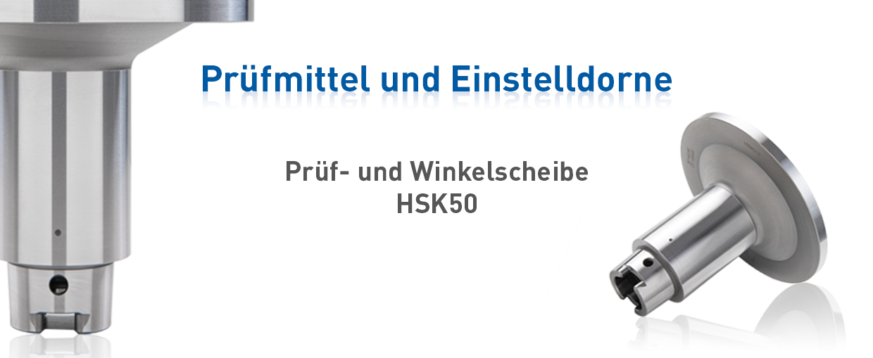 HSK50 Prüf- und Winkeleinstellscheibe