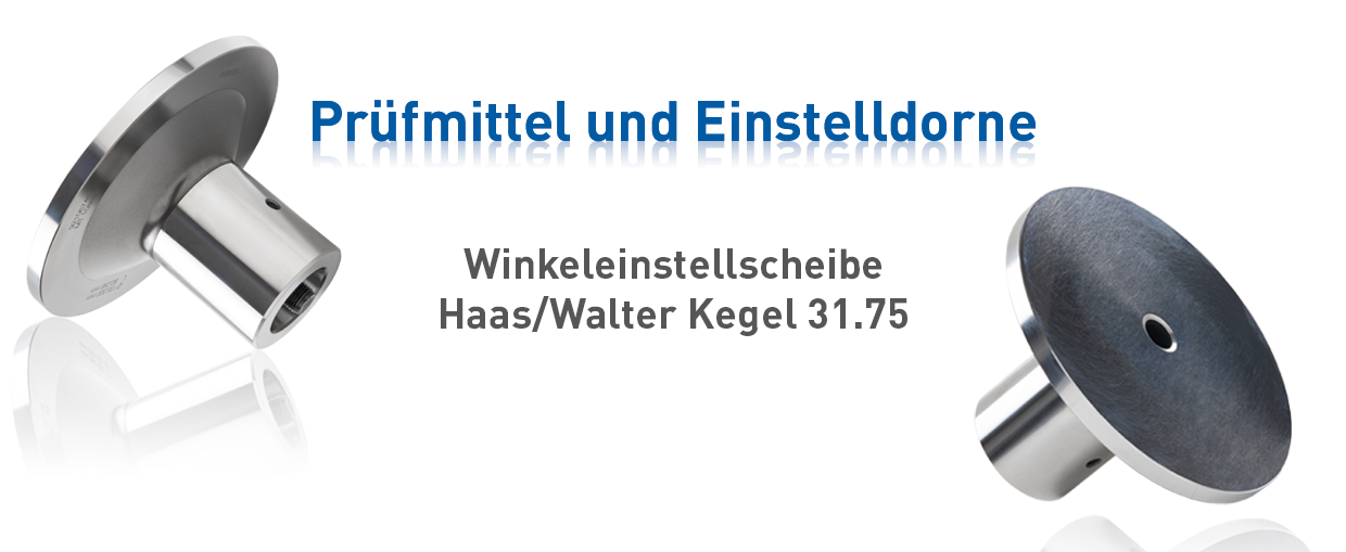 Prüf- und Winkeleinstellscheibe Haas/Walter